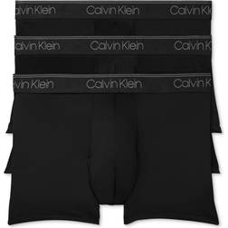 Calvin Klein Low Rise Microfiber Trunks 3-pack - Black