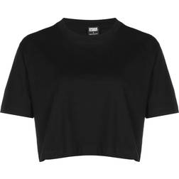 Urban Classics Ladies Short Oversized Tee - Black