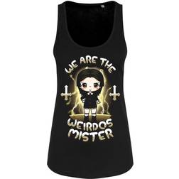 Mio Moon Womens/Ladies We Are The Weirdos Mister Chibi Vest Top (Black)