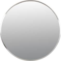 Varaluz Cottage Brushed Nickel Round Wall Mirror