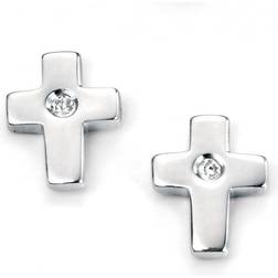 D For Diamond Cross Earrings E5156