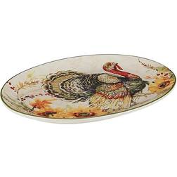 Certified International Harvest Morning Serving Dish