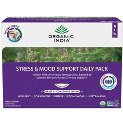 Organic India Stress & Mood Support Daily Pack 180 Capsules