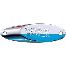Acme Kastmaster SW10 1/4oz Fishing Lure Chrome/Neon Blue