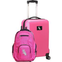 Chicago White Sox Deluxe 2-Piece Backpack and Carry-On Set Pink