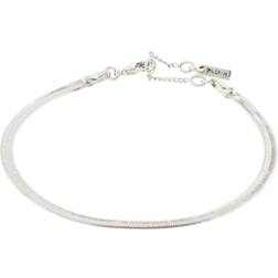 Pilgrim Joanna Flat Snake Chain Bracelet - Silver