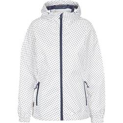 Trespass Womens/Ladies Indulge Dotted Waterproof Jacket (Black)