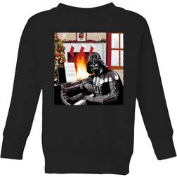 Star Wars Darth Vader Piano Player Kids' Christmas Sweatshirt 11-12
