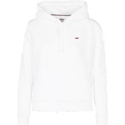 Tommy Hilfiger Organic Cotton Regular Fit Hoodie - White