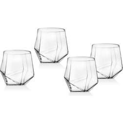 Godinger 46704 17 oz Isla Crystal Whiskey Glass, Clear Set of 4 Whisky Glass