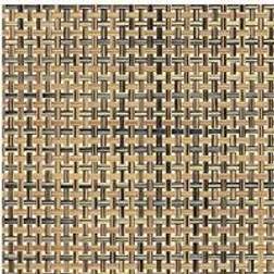 Chilewich Basketweave Placemat Color: Black 100110-002 Black Place Mat Gold, Black