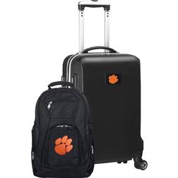 NCAA Clemson Tigers Deluxe 2-Piece Backpack and Carry-On Set Black