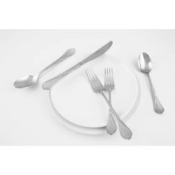 Cambridge Silversmiths Heather Sand 20-Piece Flatware Set Silver 20 Dinner Set