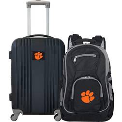 NCAA Clemson Tigers 2-Piece Luggage and Backpack Set