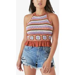 Lucky Brand Crocheted Halter Top