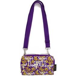 LSU Tigers Bloom Crossbody Wallet, Multicolor