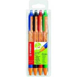 Stabilo pointball Ballpoint Pen 0.5 mm Assorted Pack 4