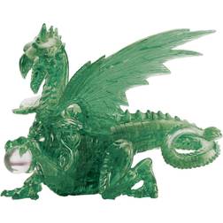 Bepuzzled 3D Crystal Puzzle Dragon Green 56 Piece