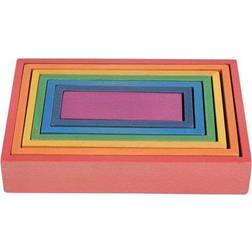 Learning Advantage CTU73414 Wooden Rainbow Architect Rectangles