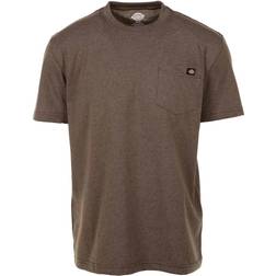 Dickies Short Sleeve Heavyweight Heathered T-shirt - Chocolate Heather