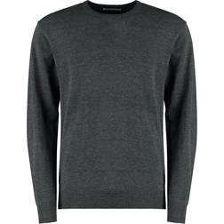 Kustom Kit Mens Arundel Crew Neck Sweater (Black)