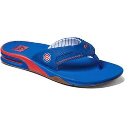 Reef Chicago Cubs Fanning Bottle Opener Sandals