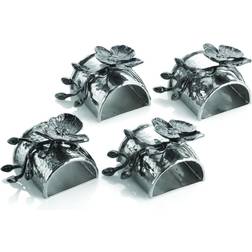 Michael Aram Black Orchid Napkin Ring 4pcs