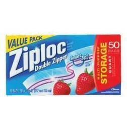 Ziploc Double Zipper Ziplock Bag 48pcs 0.946L