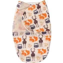 Hudson Baby Boy Plush Swaddle Wrap Forest