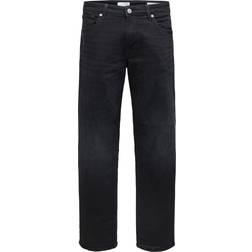 Selected 6292 Superstretch Sort Straight Fit Jeans - Black Denim