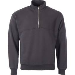 Colorful Standard Organic Cotton Quarter Zip Lava Colour: Grey