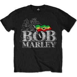 Bob Marley T-Shirt Distressed Logo
