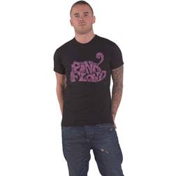 Pink Floyd T-Shirt Swirl Logo Black-Pink