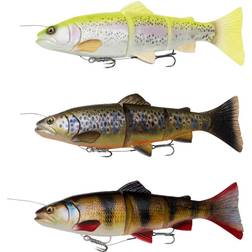 Savage Gear 4d Line Thru Trout Sinking Soft Lure 300 Mm Multicolor