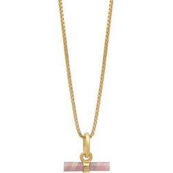 Rachel Jackson London Mini Rose T-Bar Necklace