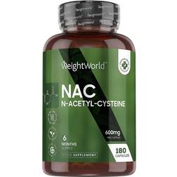 WeightWorld NAC N Acetyl Cysteine 600mcg 180 pcs