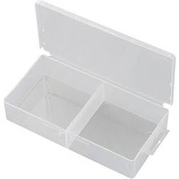 TRU Components SG817-02 Assortment box (L x W x H) 173 x 86 x 35 mm No. of compartments: 2 fixed compartments 1 pc(s)