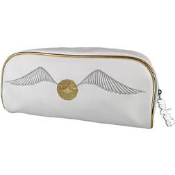 Groovy Harry Potter Golden Snitch Washbag, PU, White, Medium