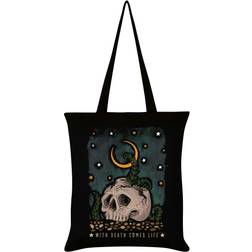 Grindstore Natural World With Death Comes Life Tote Bag (One Size) (Black/White)