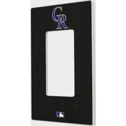 Strategic Printing Colorado Rockies Solid Single Rocker Light Switch Plate