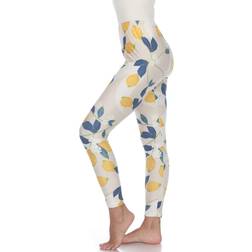 White Mark Women's Printed High-Waisted Leggings