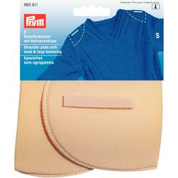 Prym Flesh Set-In Shoulder Pads With Hook And Loop, Small