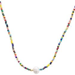 Adornia 14K Plated 8-9mm Pearl Beaded Necklace