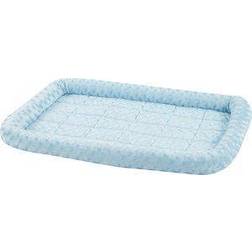 Midwest Quiet Time Fashion Plush Bolster Dog Crate Mat