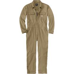 Carhartt Rugged Flex Canvas Overall, green-brown