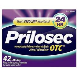 Prilosec 42-Count Otc Acid Reducer Tablets 60 pcs