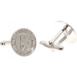 Chelsea FC Sterling Cufflinks (One Size) (Silver)