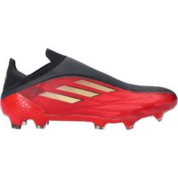 Adidas X Speedflow+ FG - Vivid Red/Gold Metallic/Core Black