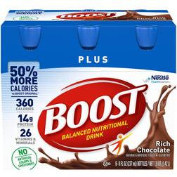 Boost Plus Nutritional Drink, Rich Chocolate, 6 ct CVS