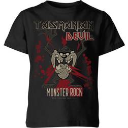 Looney Tunes Tasmanian Devil Monster Rock Kids' T-Shirt 9-10